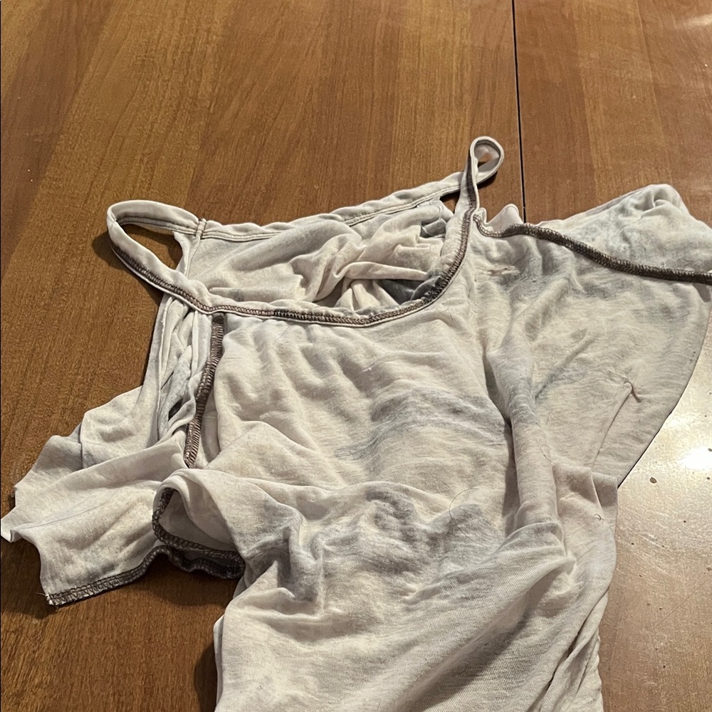 Express Cream Sleeveless Top